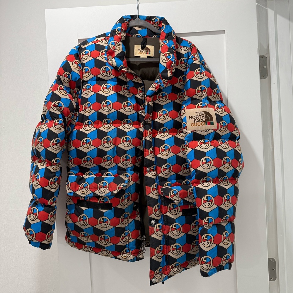 The North Face x Gucci Multicolor Puffer Jacket